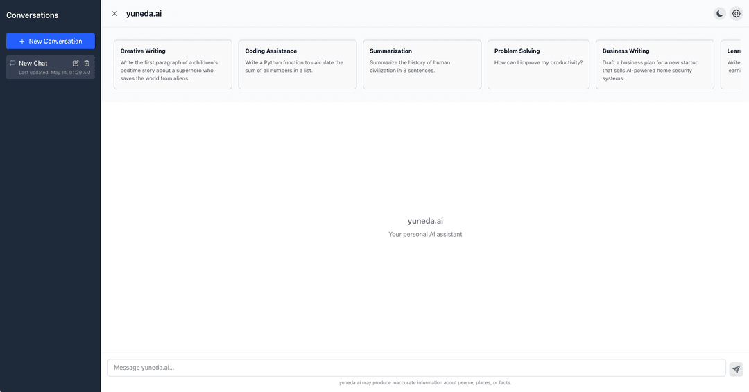 Preview of Yuneda AI